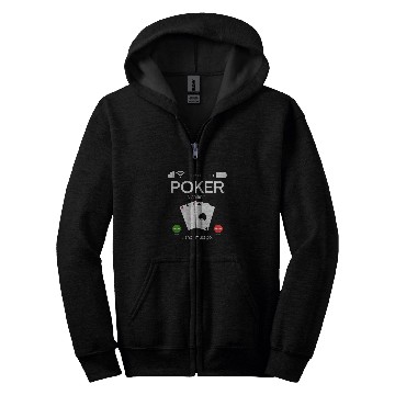 Discover Pokers Is Calling And I Must Go Pokers Lover Novelty Zip Hoodies