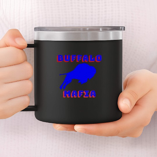 Bills Mafia Makes A Great For Buffalo Sports Fan 14oz Stainless Steel Tumblers