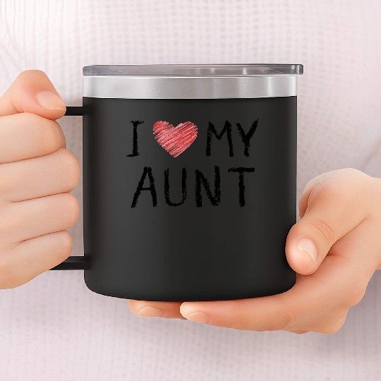 I Love My Aunt 14oz Stainless Steel Tumblers