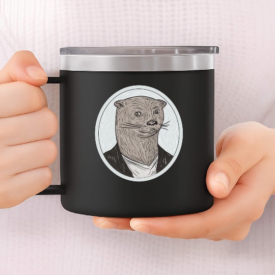 mr weasel 14oz Stainless Steel Tumblers