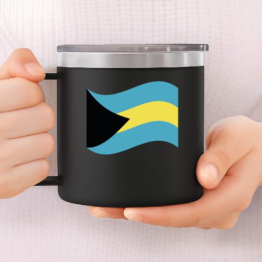 flag bahamas 14oz Stainless Steel Tumblers