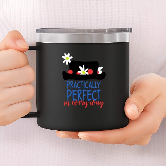 Mary Poppins 14oz Stainless Steel Tumblers