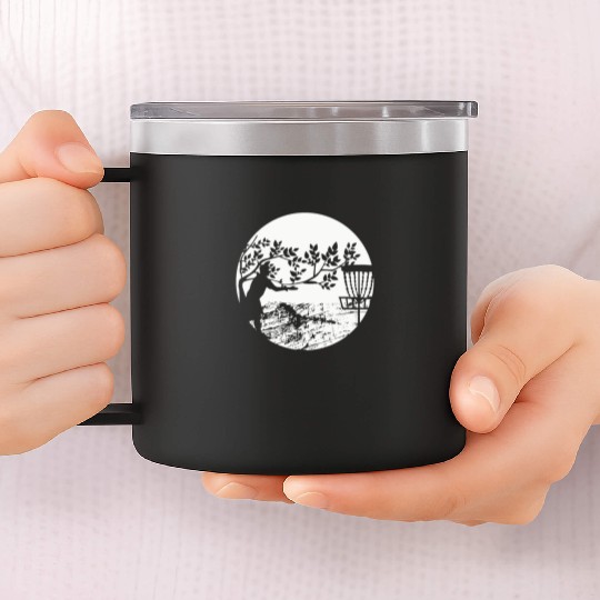 Vintage Disc Golf Discgolf Frisbee Geschenk 14oz Stainless Steel Tumblers