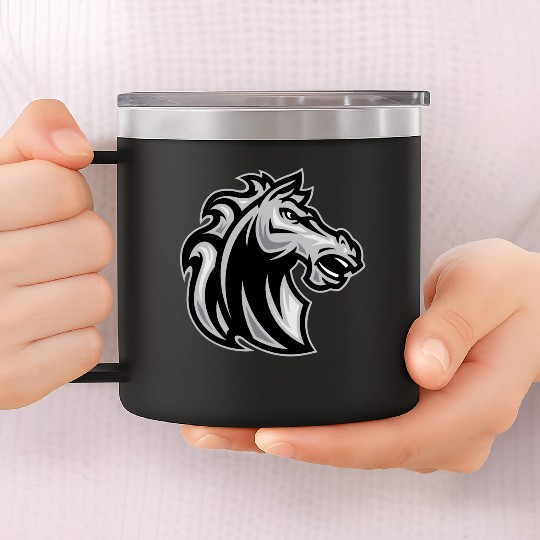 horse 14oz Stainless Steel Tumblers