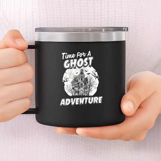 Ghost Adventures Ghost Hunting Time 14oz Stainless Steel Tumblers
