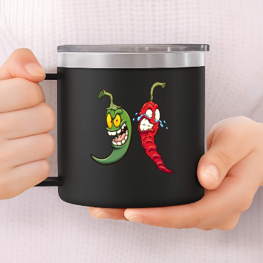 Chili pepper 14oz Stainless Steel Tumblers