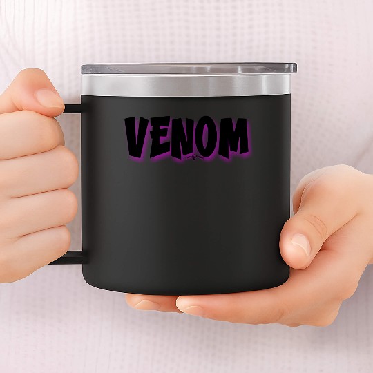 Venom | Neon Hot Pink Shadow 14oz Stainless Steel Tumblers