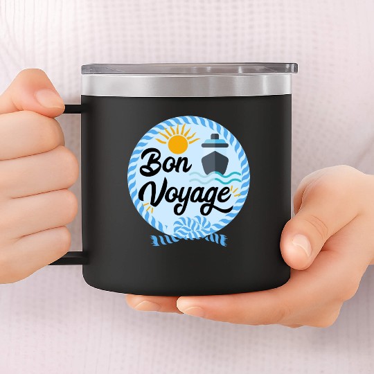 Bon Voyage 14oz Stainless Steel Tumblers
