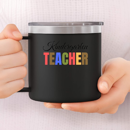 Kindergarten Teacher 14oz Stainless Steel Tumblers