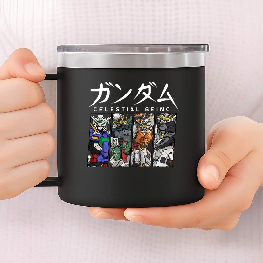 GUNDAM 00 Celestial Being 14oz Stainless Steel Tumblers