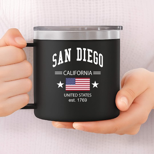 San Diego 14oz Stainless Steel Tumblers