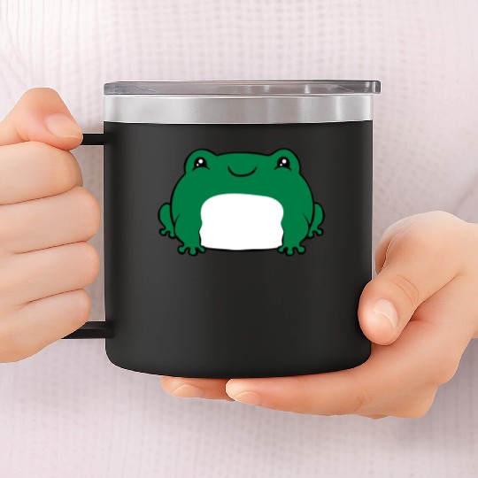 Cute little frog 14oz Stainless Steel Tumblers