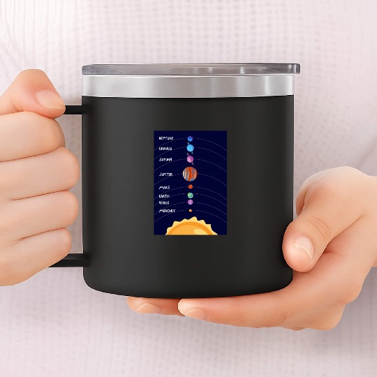 Solar System 14oz Stainless Steel Tumblers