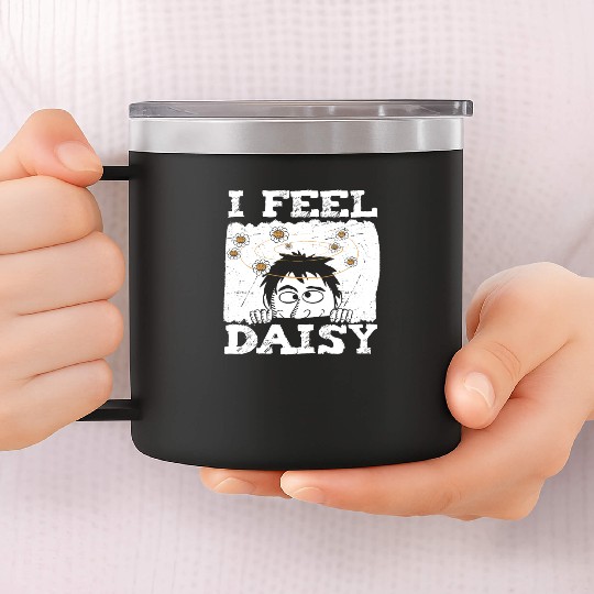 Daisy Garden Gardening Gardener 14oz Stainless Steel Tumblers