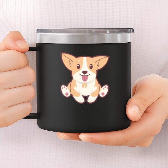 Corgi 14oz Stainless Steel Tumblers