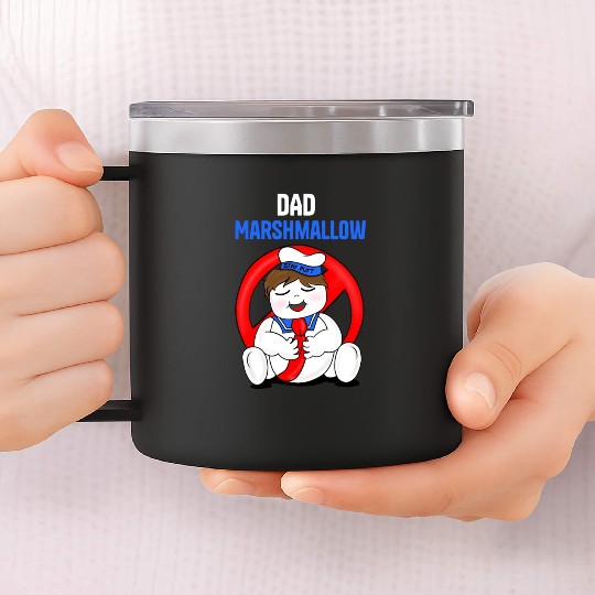 DAD ghostbusters 14oz Stainless Steel Tumblers