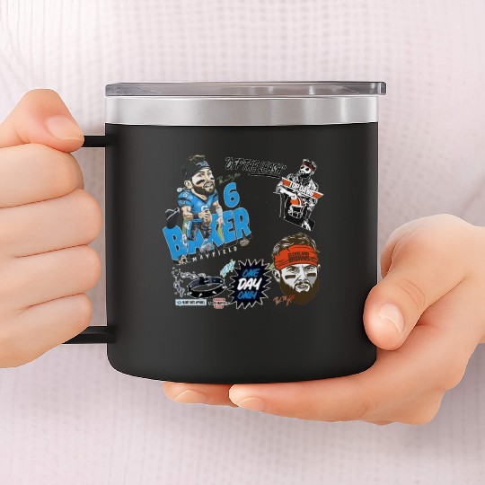 baker mayfield 14oz Stainless Steel Tumblers