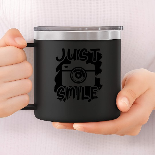 Photography Photographer Camera 14oz Stainless Steel Tumblers