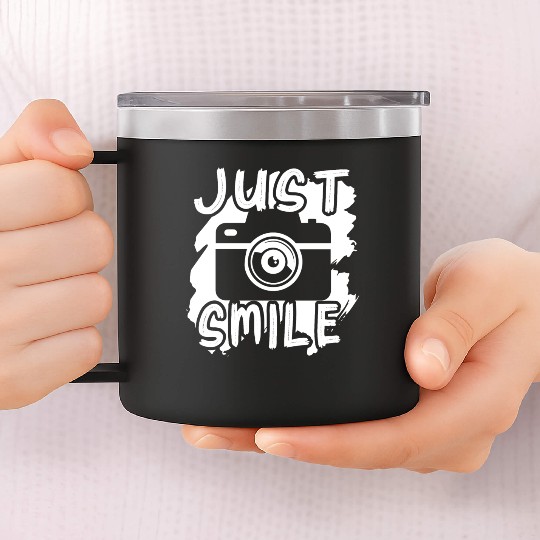 Photography Photographer Camera 14oz Stainless Steel Tumblers