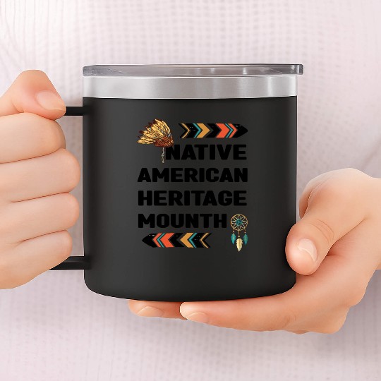 Native American Heritage Month 14oz Stainless Steel Tumblers