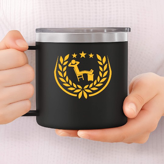 Icon man relaxed laurel 14oz Stainless Steel Tumblers