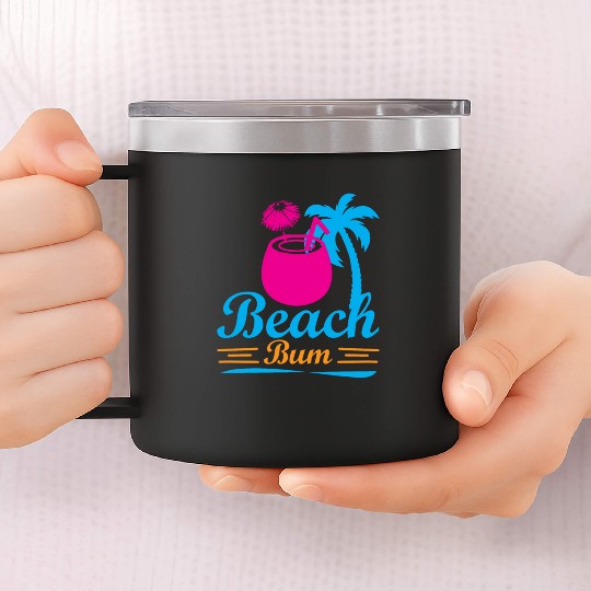 Feeling A LiL Salty with Summer Clothes 14oz Stainless Steel Tumblers