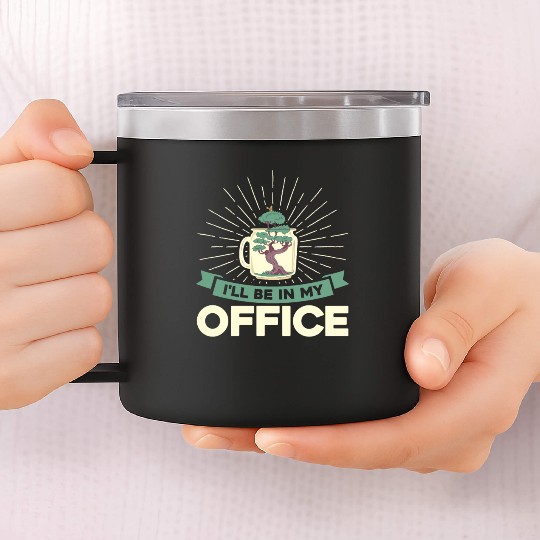 Bonsai Tree Owner Gift Bonsai Tree Gardening 14oz Stainless Steel Tumblers