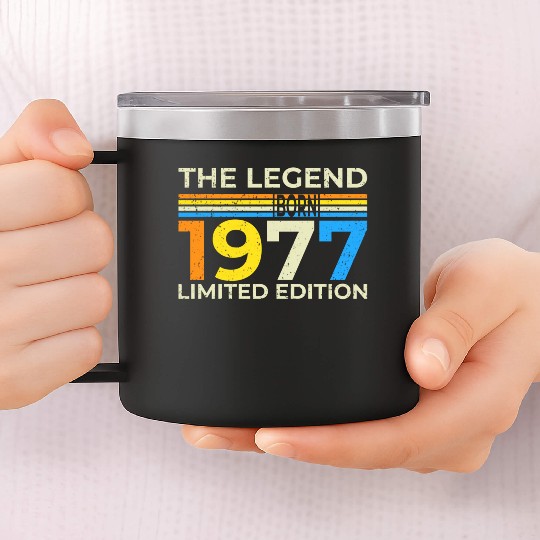 The Legend 1977 Born Limited Edition 14oz Stainless Steel Tumblers