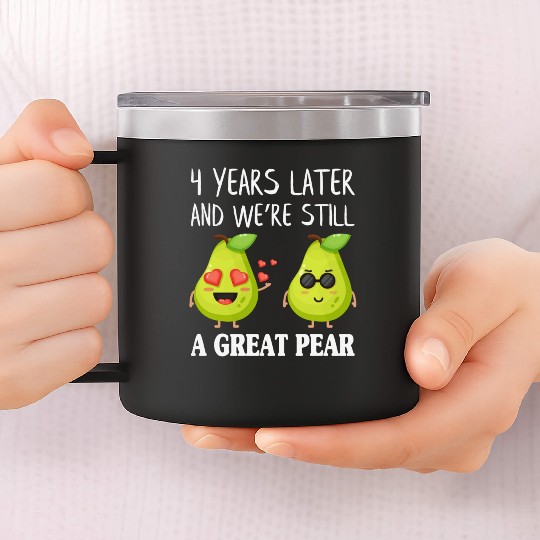 And We're Still A Great Pear Anniversary 14oz Stainless Steel Tumblers
