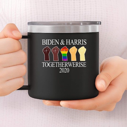 Joe Biden Kamala Harris LGBT Biden Harris 2020 14oz Stainless Steel Tumblers