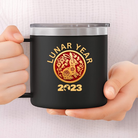 Rabbit Lunar New Year 2023 14oz Stainless Steel Tumblers