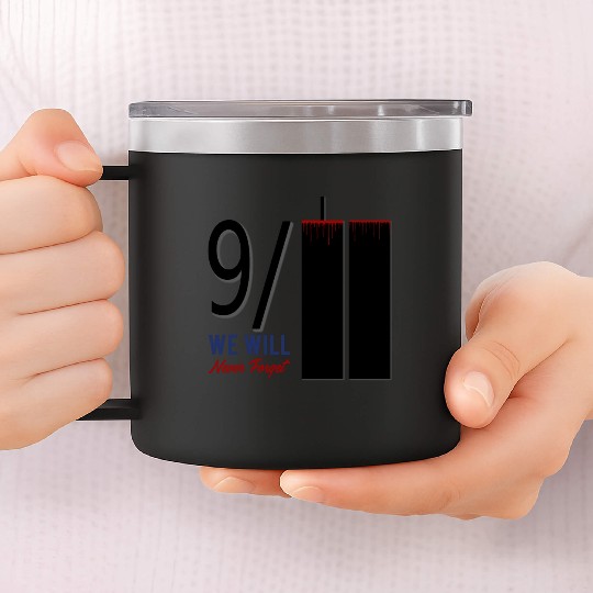 Patriot Day 9 11 Twin Towers New York USA Amerika 14oz Stainless Steel Tumblers