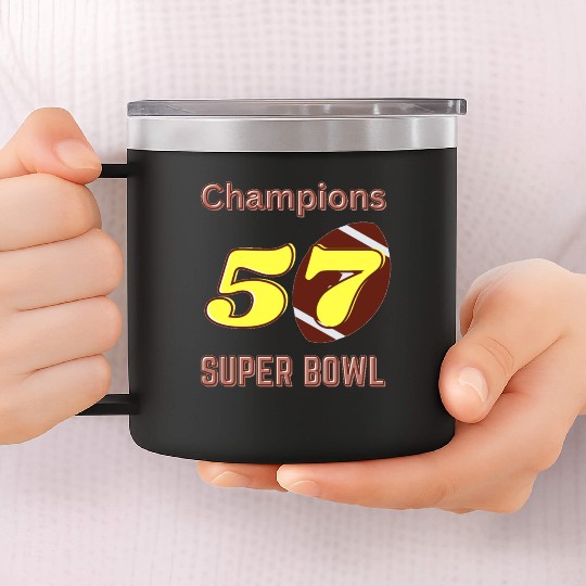 Super Bowl 57 champions Classic 14oz Stainless Steel Tumblers