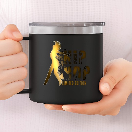 Beat hip hop bboy 14oz Stainless Steel Tumblers