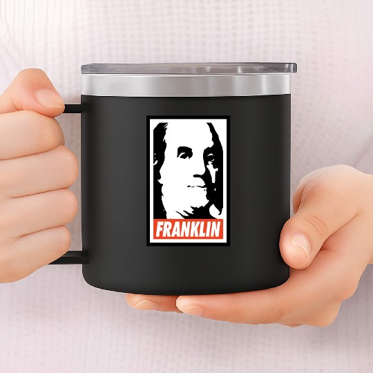 Benjamin Franklin 14oz Stainless Steel Tumblers