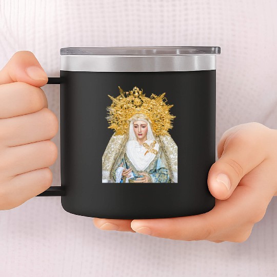 Virgin Mary Mother of Jesus Madonna 14oz Stainless Steel Tumblers