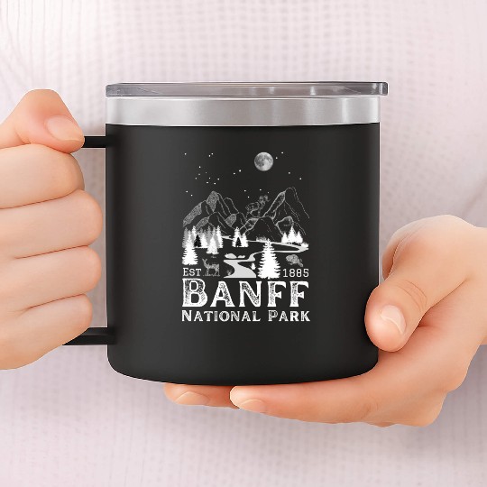 Banff National Park 1885 14oz Stainless Steel Tumblers