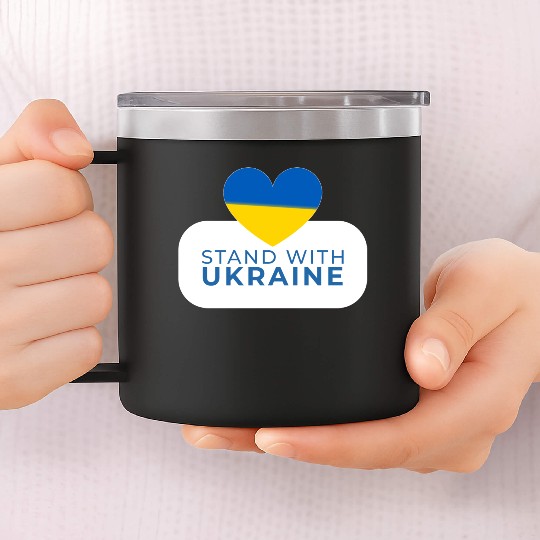 Stand Out with Our Premium design and with Ukraine 14oz Stainless Steel Tumblers