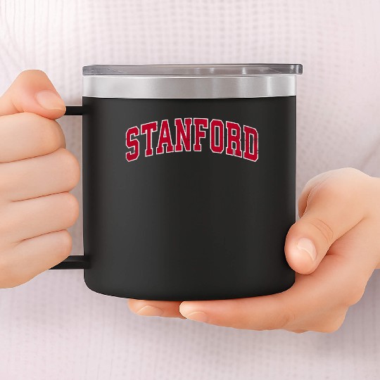 Stanford California Ca Sports Red 14oz Stainless Steel Tumblers