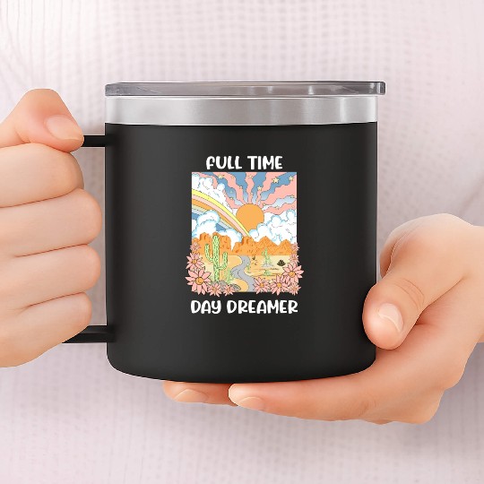 Full Time Day Dreamer 14oz Stainless Steel Tumblers
