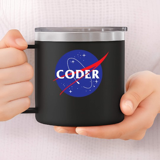 Coder Computer Science Programmer Software 14oz Stainless Steel Tumblers