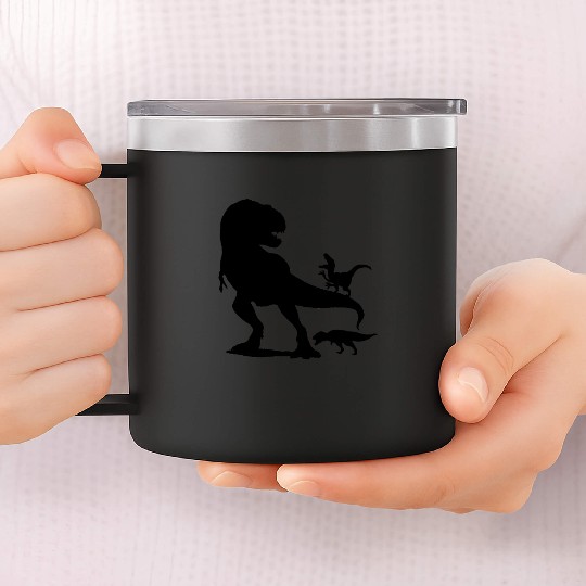 Mamasaurus 14oz Stainless Steel Tumblers