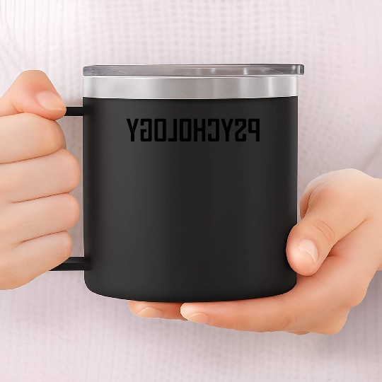 Reverse Psychology 14oz Stainless Steel Tumblers