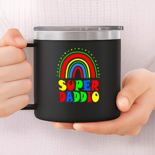 Super Daddio 14oz Stainless Steel Tumblers