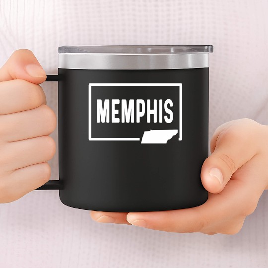 Memphis Tennessee Tn - Home Hometown Vacation 14oz Stainless Steel Tumblers