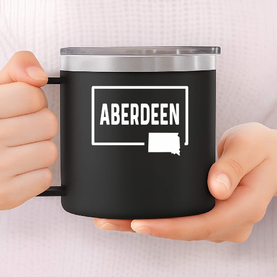 Aberdeen South Dakota Sd - Home Hometown Vacation 14oz Stainless Steel Tumblers