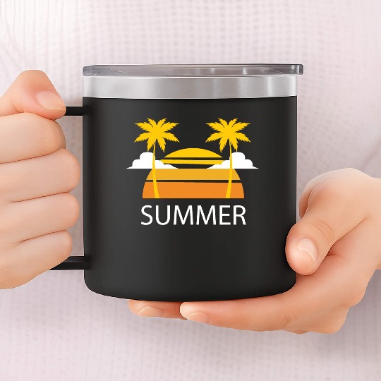 SUMMER 14oz Stainless Steel Tumblers