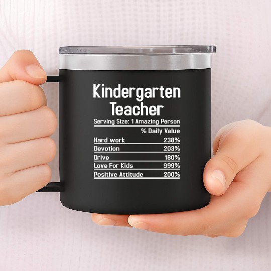 Kindergarten Teacher 14oz Stainless Steel Tumblers