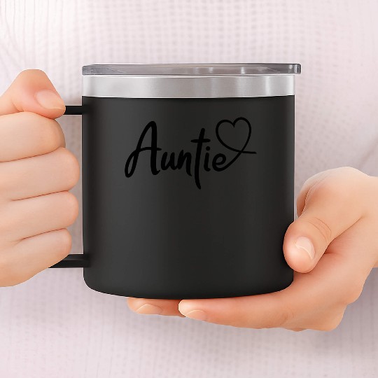 I Love My Aunt Cute Auntie 14oz Stainless Steel Tumblers