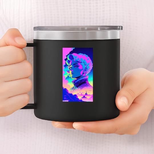 Ai technology using human thoughts 14oz Stainless Steel Tumblers